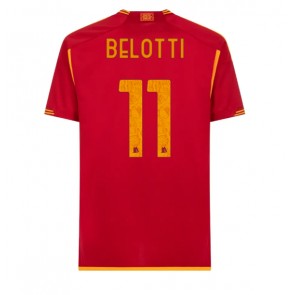 AS Roma Andrea Belotti #11 Koszulka Podstawowych 2023-24 Krótki Rękaw